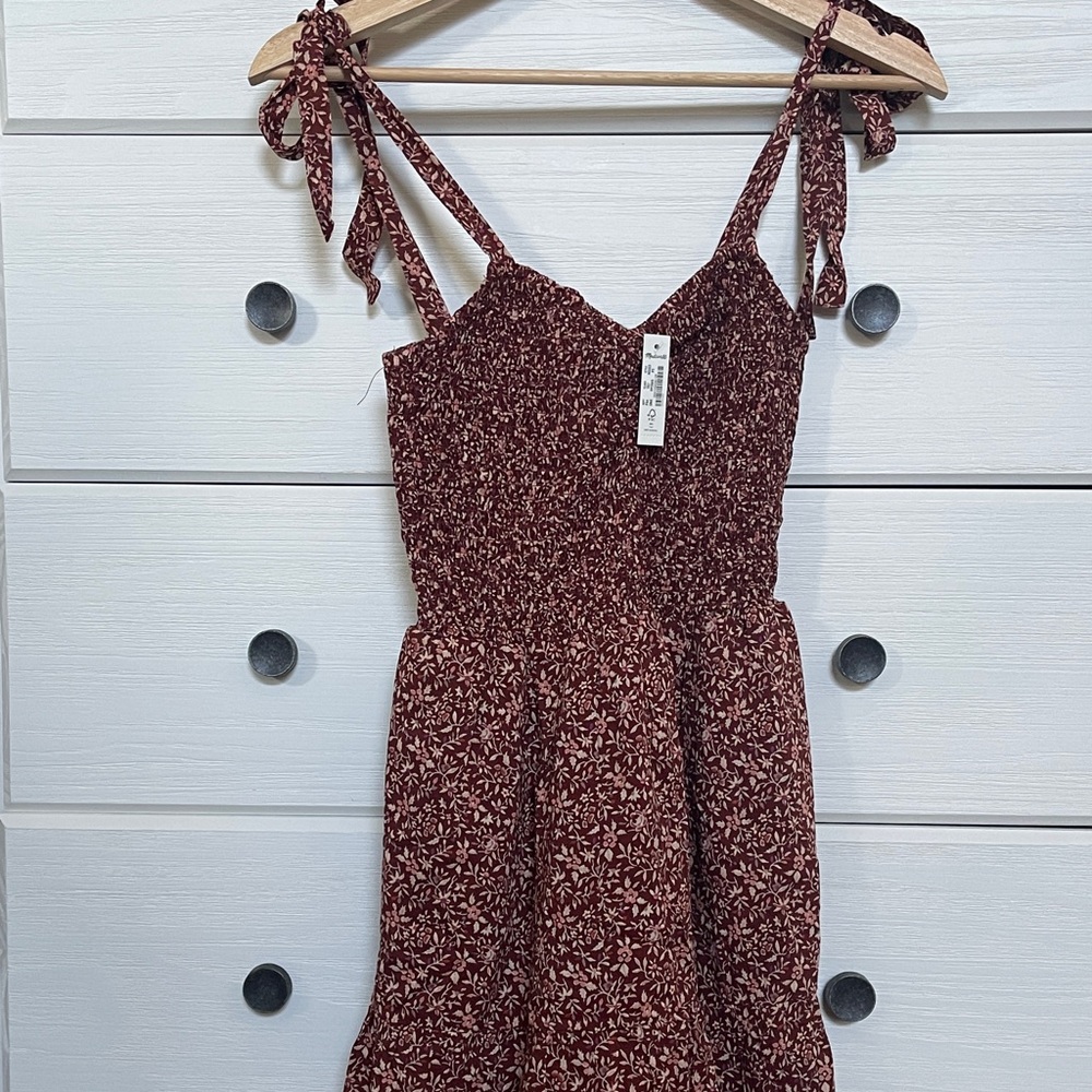 Smocked midi dress from Madewell